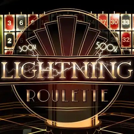 Lightning Roulette by Evolution, showcased at wolfy.casino – game logo