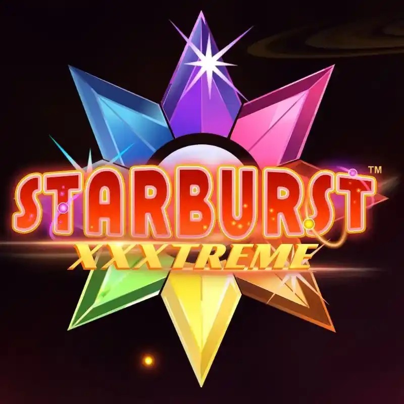 Slots logo of Starburst XXXtreme from NetEnt at Wolfy Casino